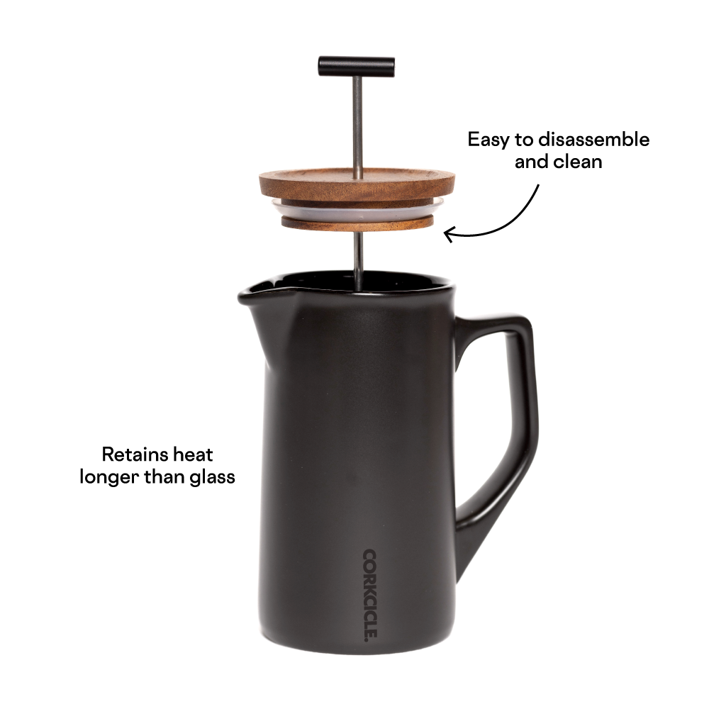 Ceramic French Press - Active Clean Fit Pack